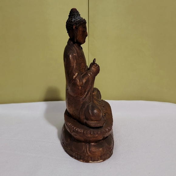 *SOLD* Antique 18th Century Chinese Handcarved Wooden Buddha *RARE* - Picture 3 of 7